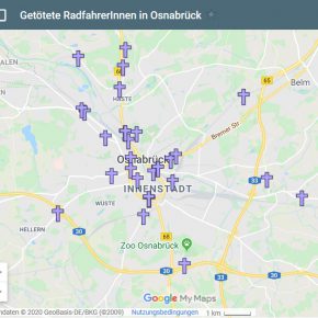 Osnabrück: Getötete Radfahrer seit 2000