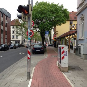 Osnabrück: Radwegebenutzungspflicht an der Rehmstraße