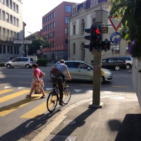 Basel: Pilotversuch für fahrradfreundliche Lichtsignalanlagen erfolgreich abgeschlossen