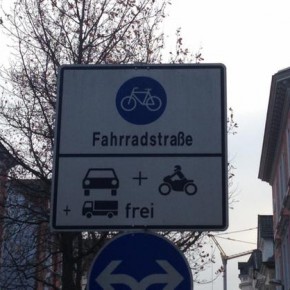 Fahrradstraße ≠ Fahrradstraße