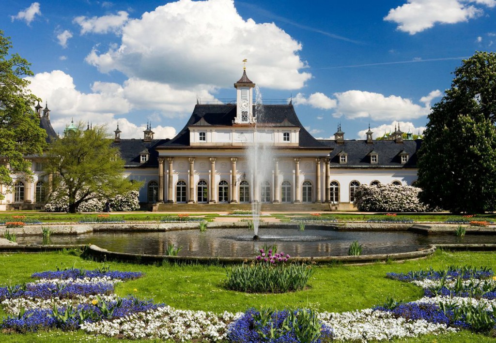 Neues Palais mit Lustgarten © Schlösser, Burgen, Gärten – Sylvio Dittrich