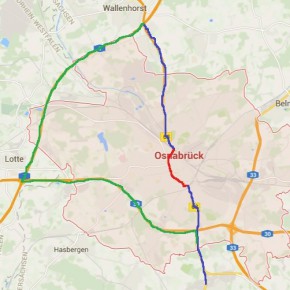Osnabrück muss Durchgangsverkehr dulden