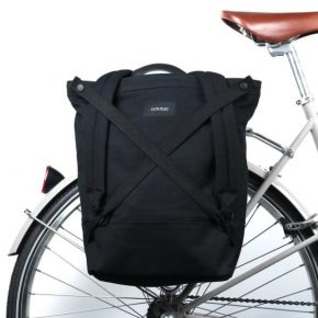 Ein Rucksack als Fahrradtasche