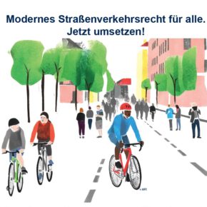 Breites Bündnis fordert modernes Straßenverkehrsrecht für alle